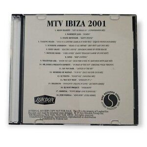MTV Ibiza 2001 Mix CD - Various‎ Artists [2001 Promotional CD]